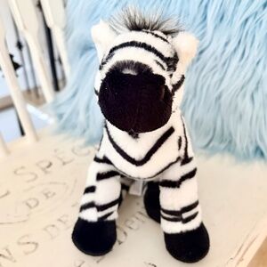 WEBKINZ, Zebra, Ganz, Stuffed‎ Animal, Plush, Toy, Nice Condition, NO CODE